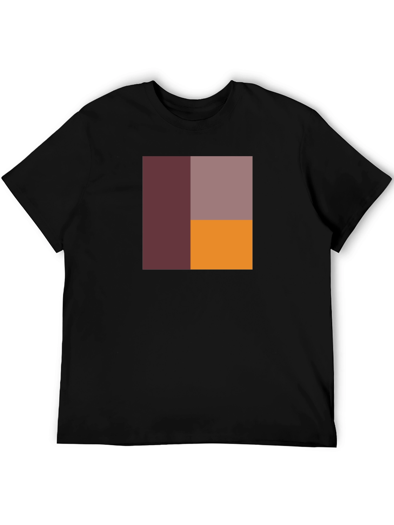 Abstract Block Graphic Tee - Modern Art T-Shirt