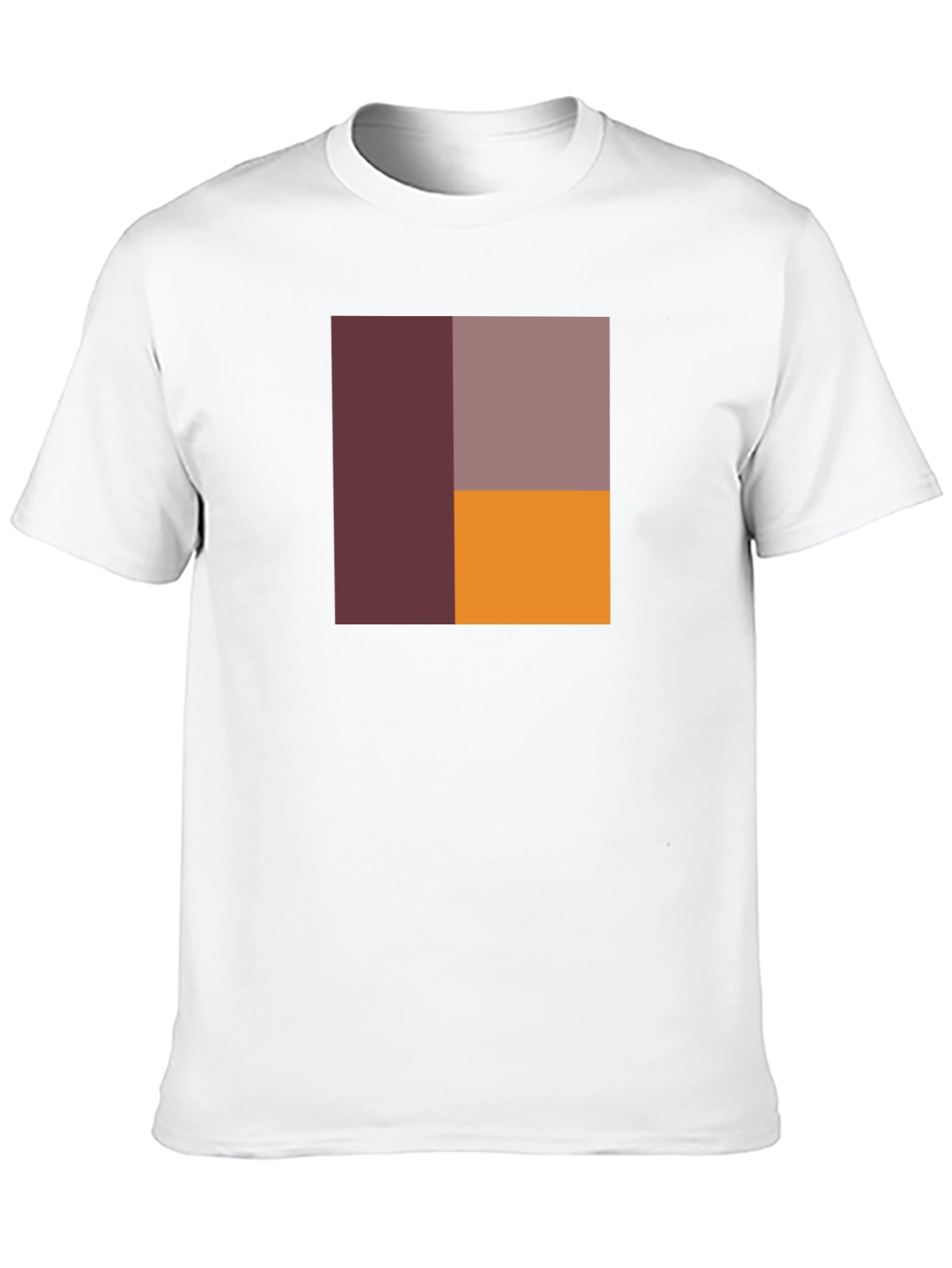 Abstract Block Graphic Tee - Modern Art T-Shirt