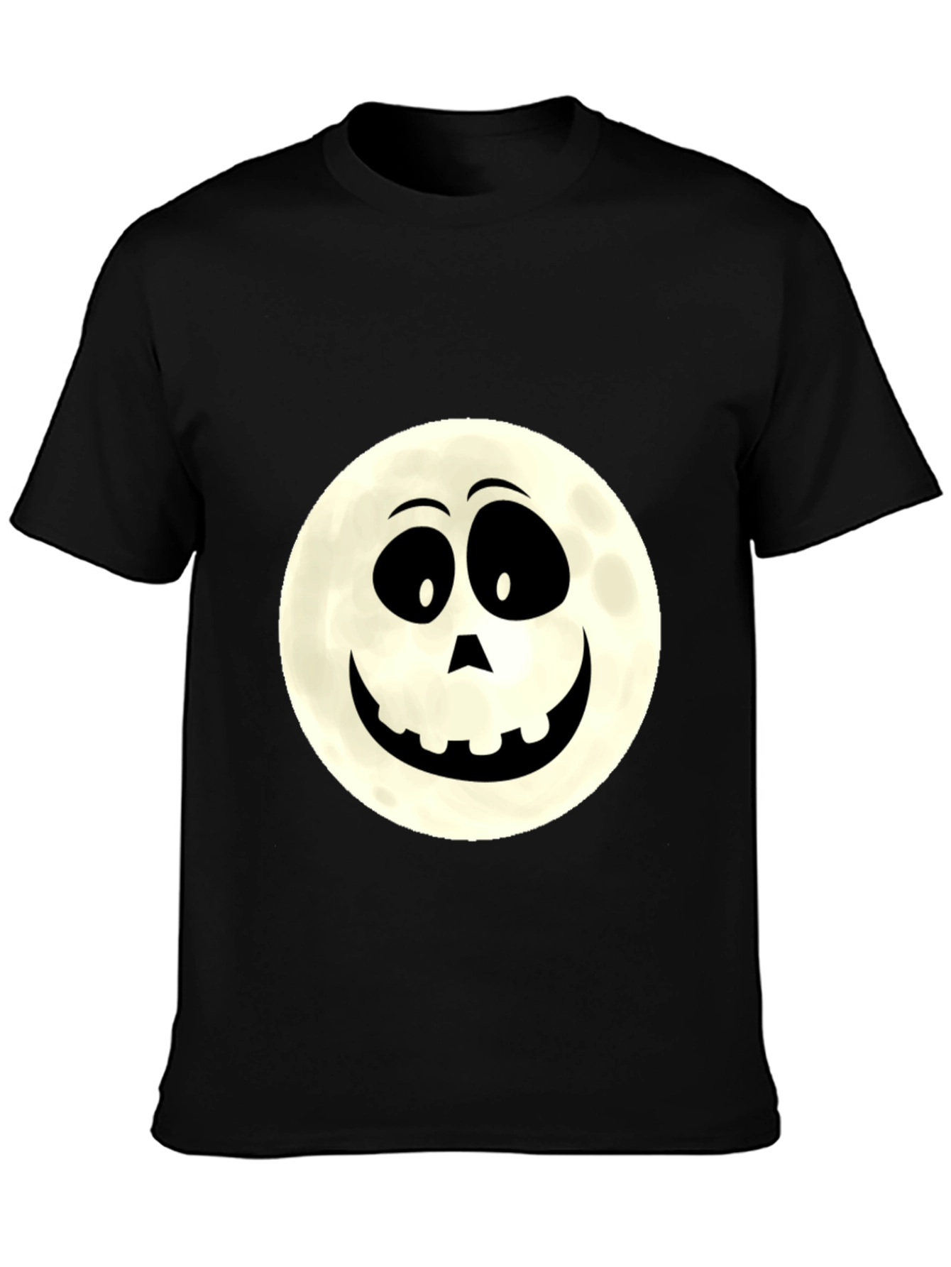 Halloween Moon Face T-Shirt