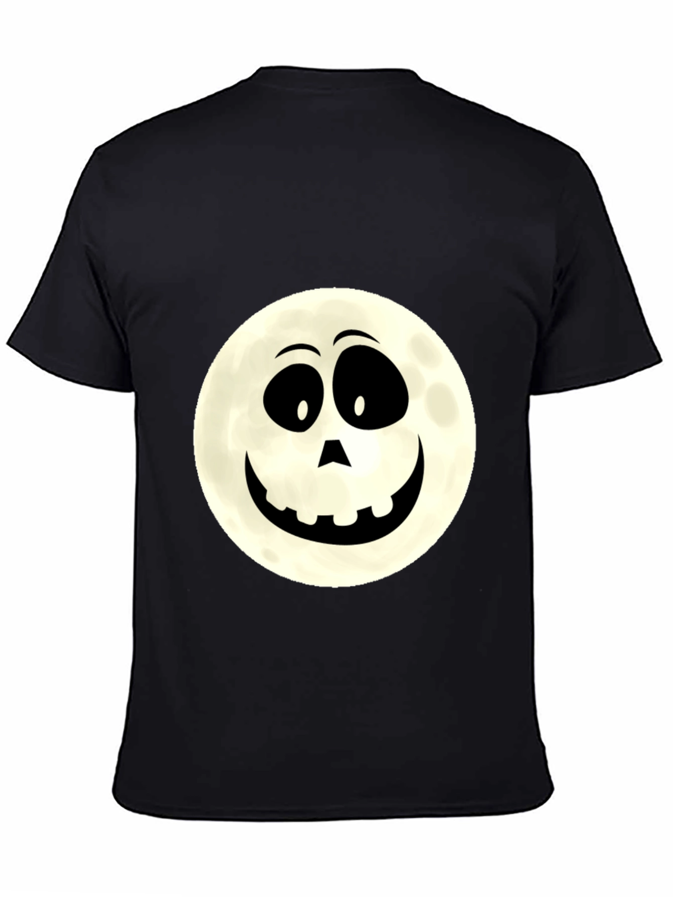 Halloween Moon Face T-Shirt