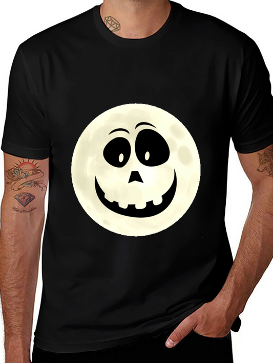Halloween Moon Face T-Shirt