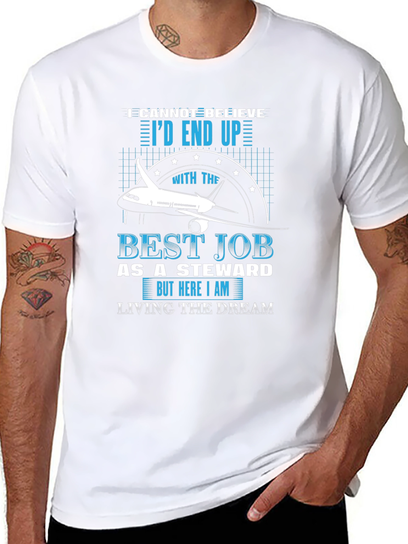 Steward T-Shirt - Living the Dream