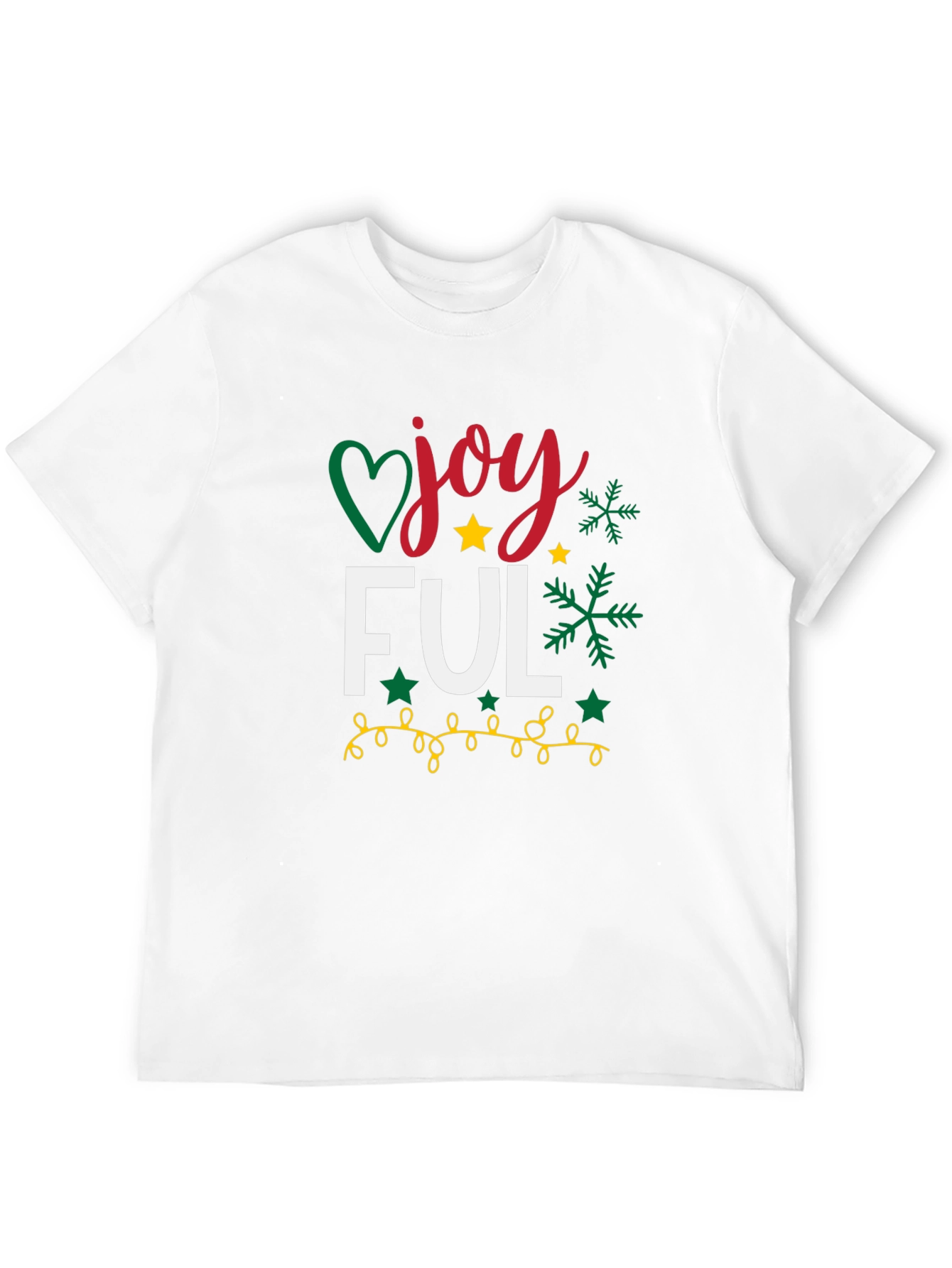 Joyful Christmas T-Shirt - Holiday Festive Tee