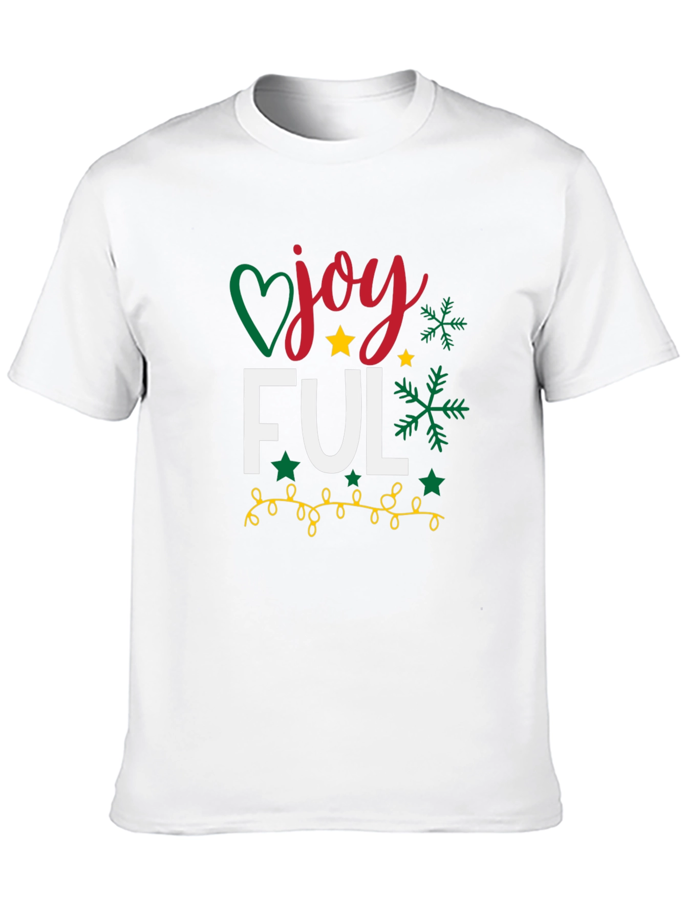Joyful Christmas T-Shirt - Holiday Festive Tee