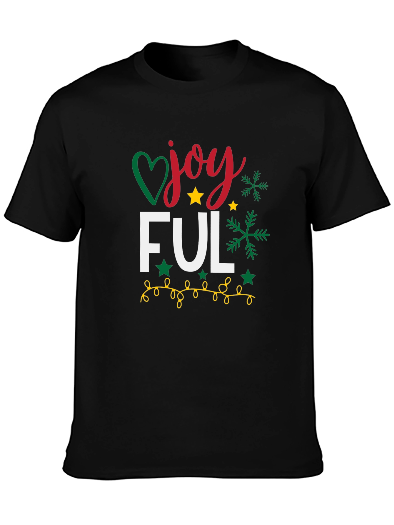 Joyful Christmas T-Shirt - Holiday Festive Tee