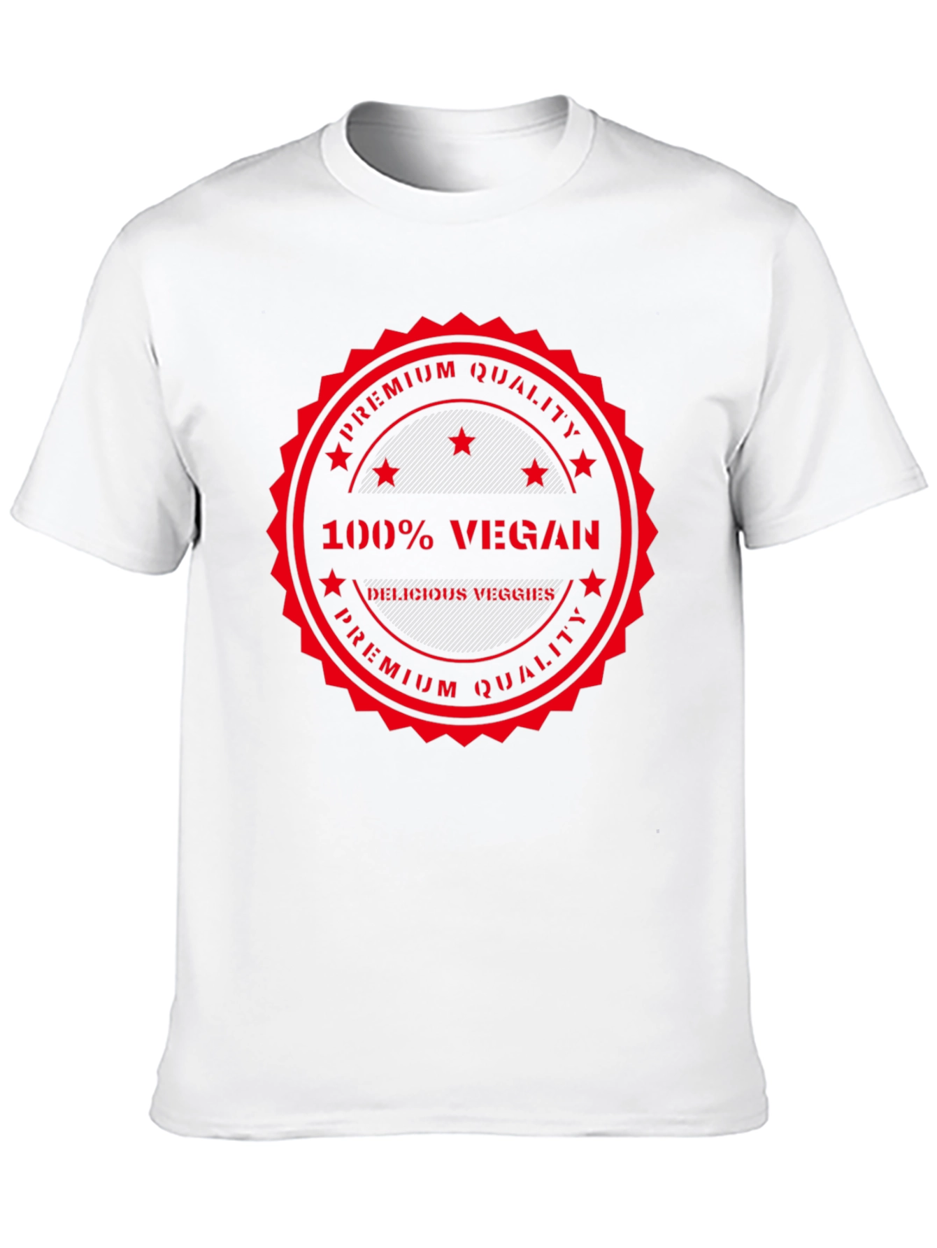 100% Vegan Premium Quality Black T-Shirt