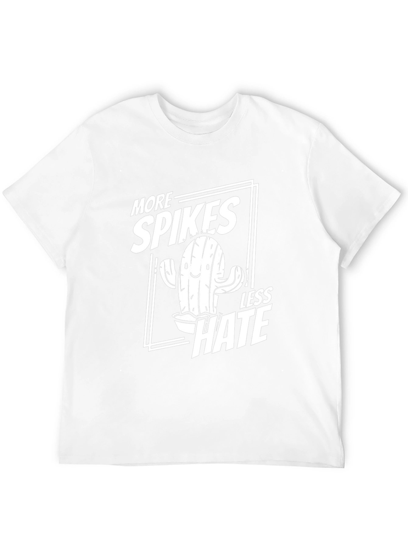 More Spikes Less Hate Graphic T-Shirt