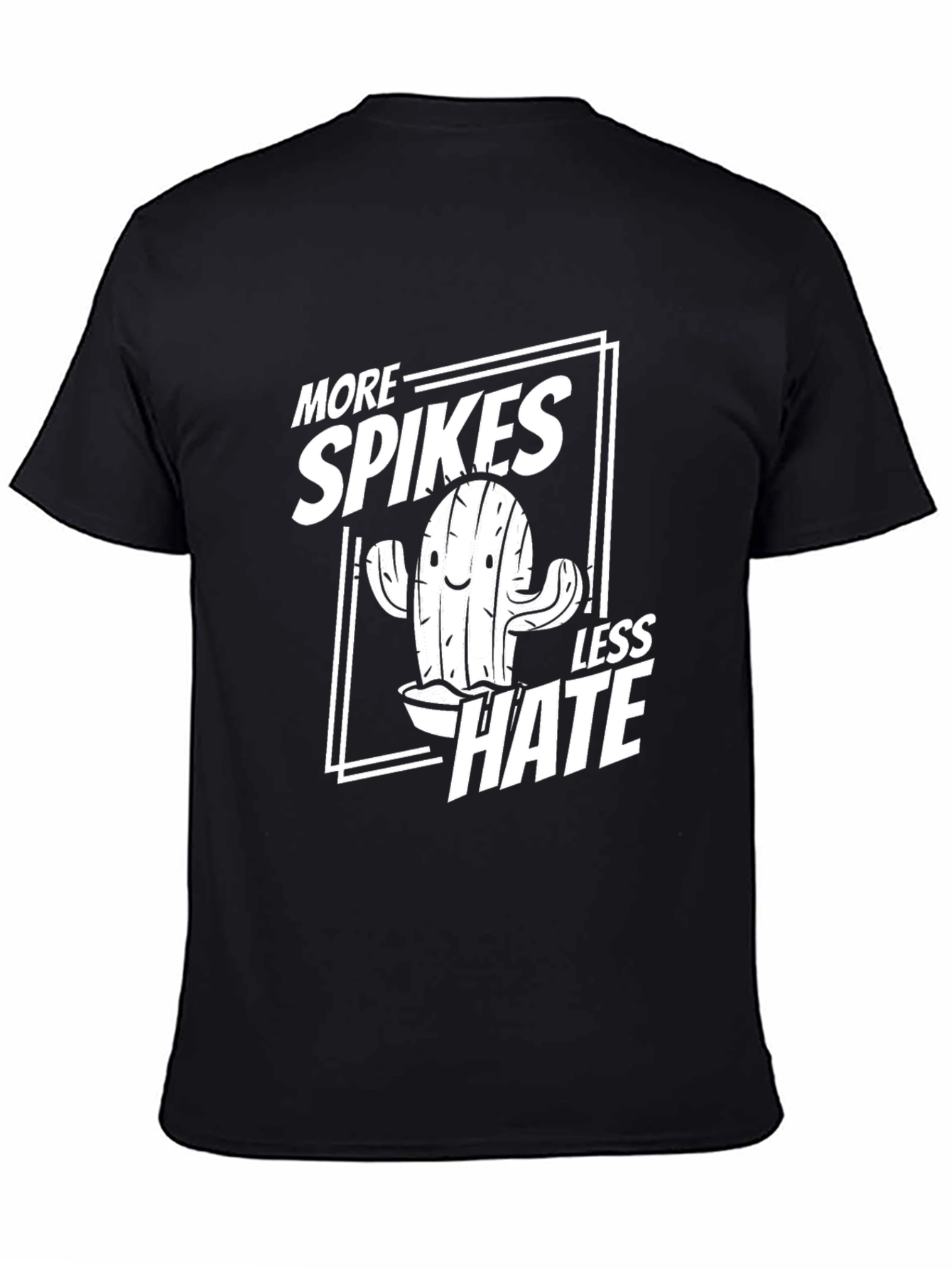 More Spikes Less Hate Graphic T-Shirt