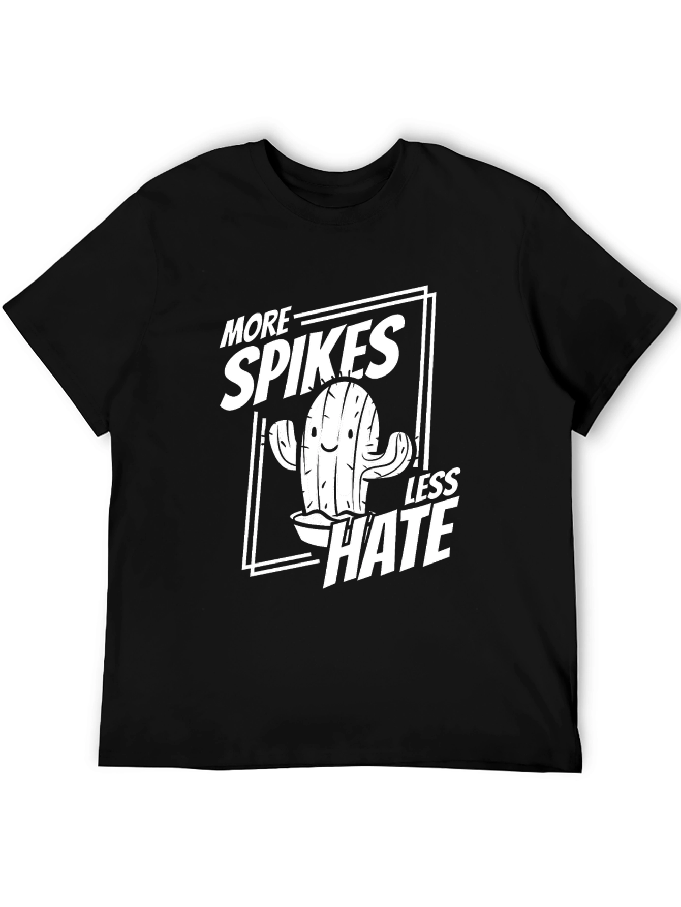 More Spikes Less Hate Graphic T-Shirt