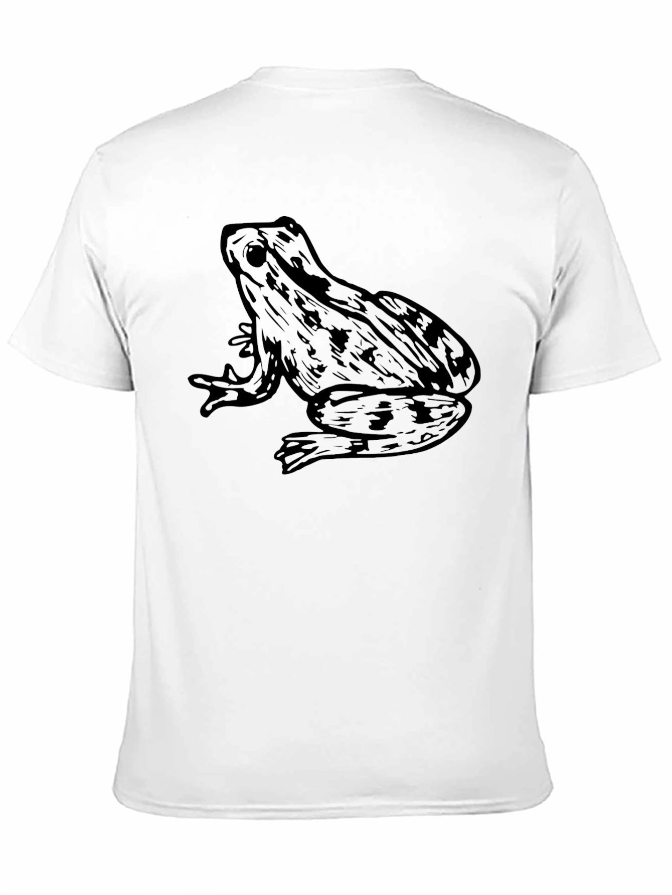 Cool Frog Graphic Tee - Black Cotton