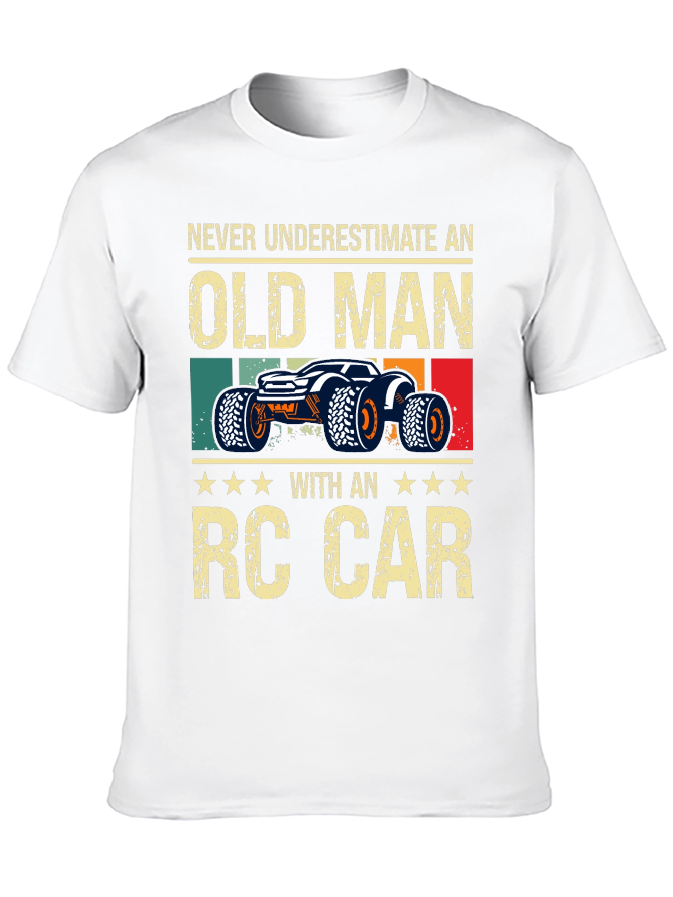 Old Man RC Car T-Shirt - Fun Hobby Tee