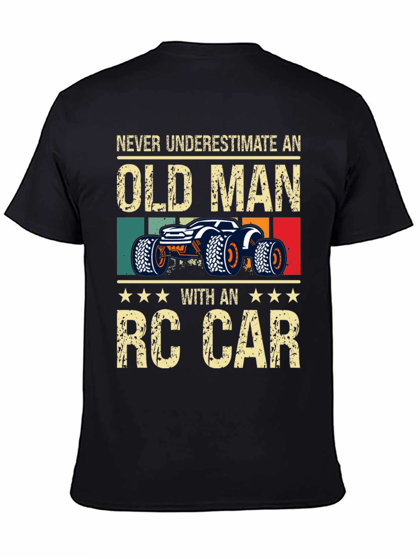 Old Man RC Car T-Shirt - Fun Hobby Tee