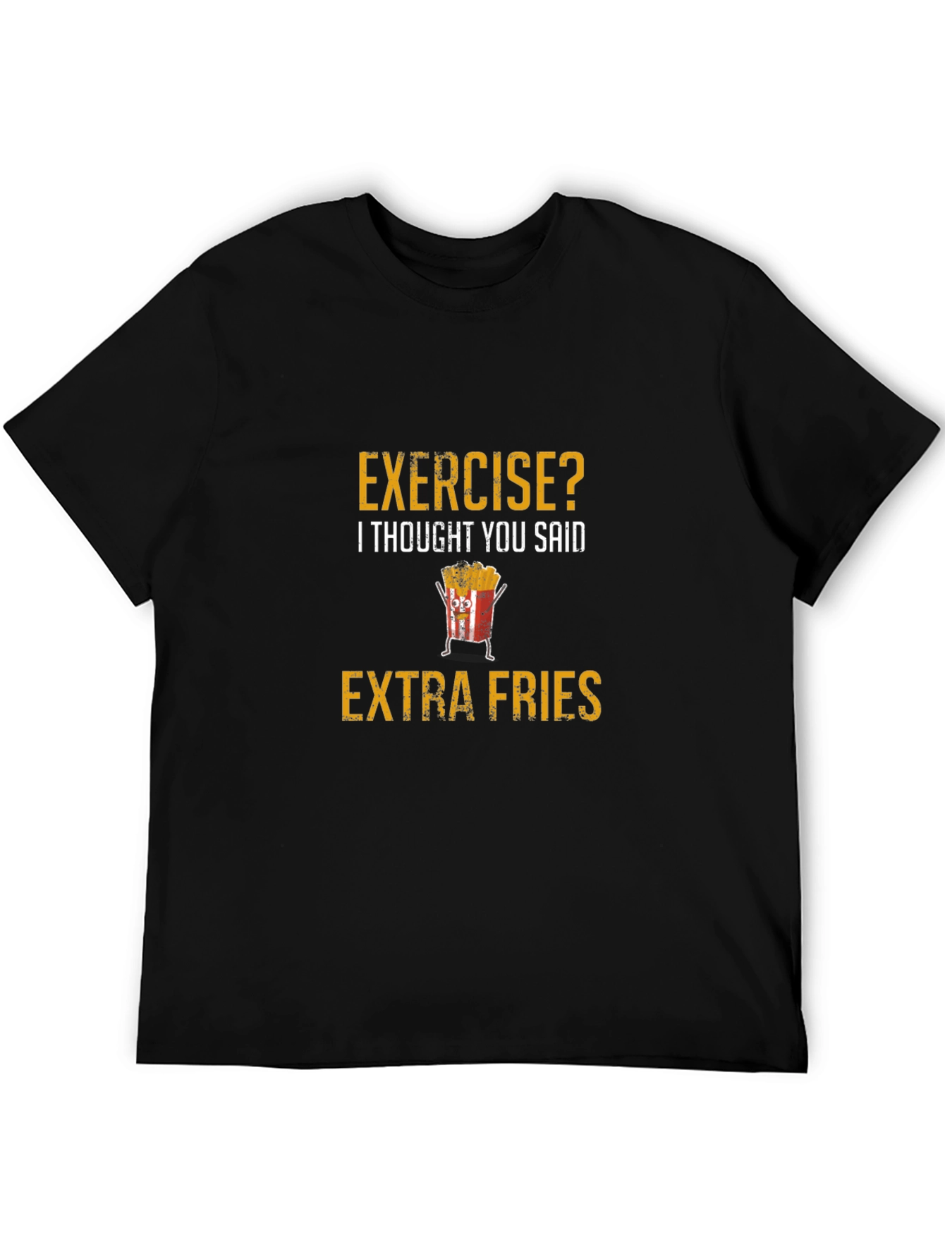 Exercise? Extra Fries Graphic Tee