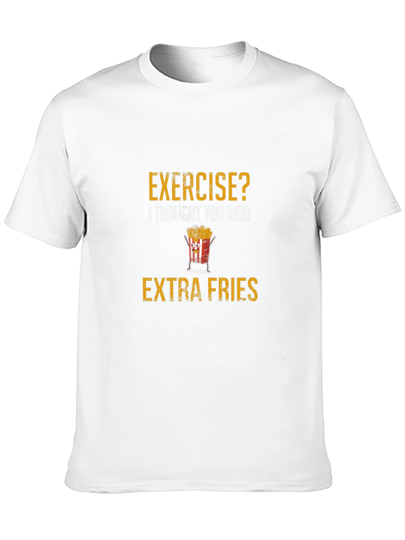 Exercise? Extra Fries Graphic Tee