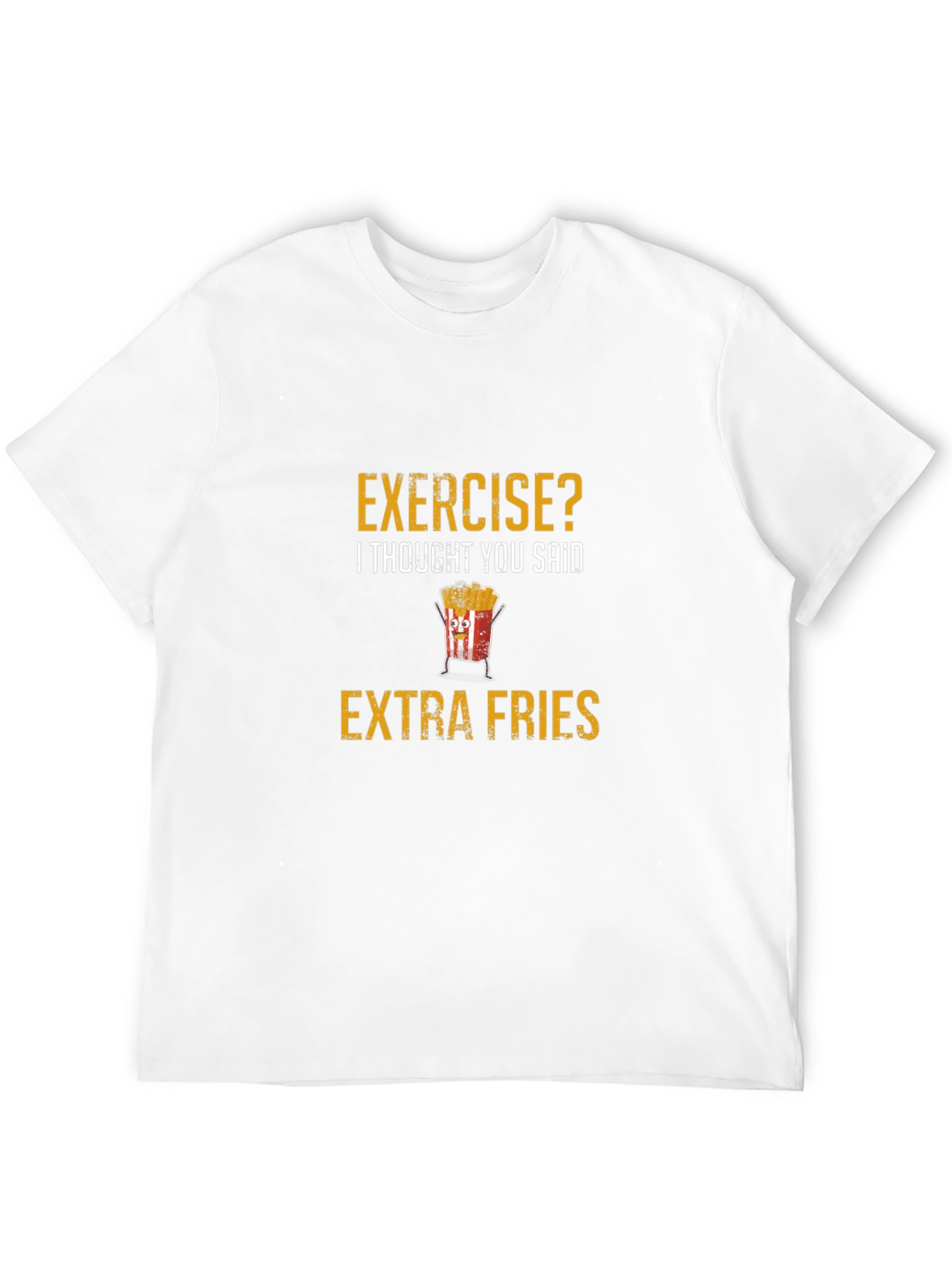 Exercise? Extra Fries Graphic Tee