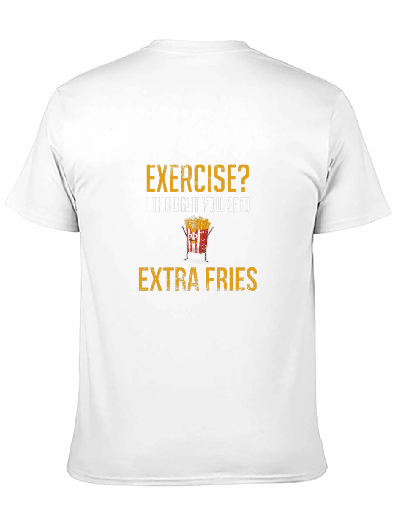 Exercise? Extra Fries Graphic Tee