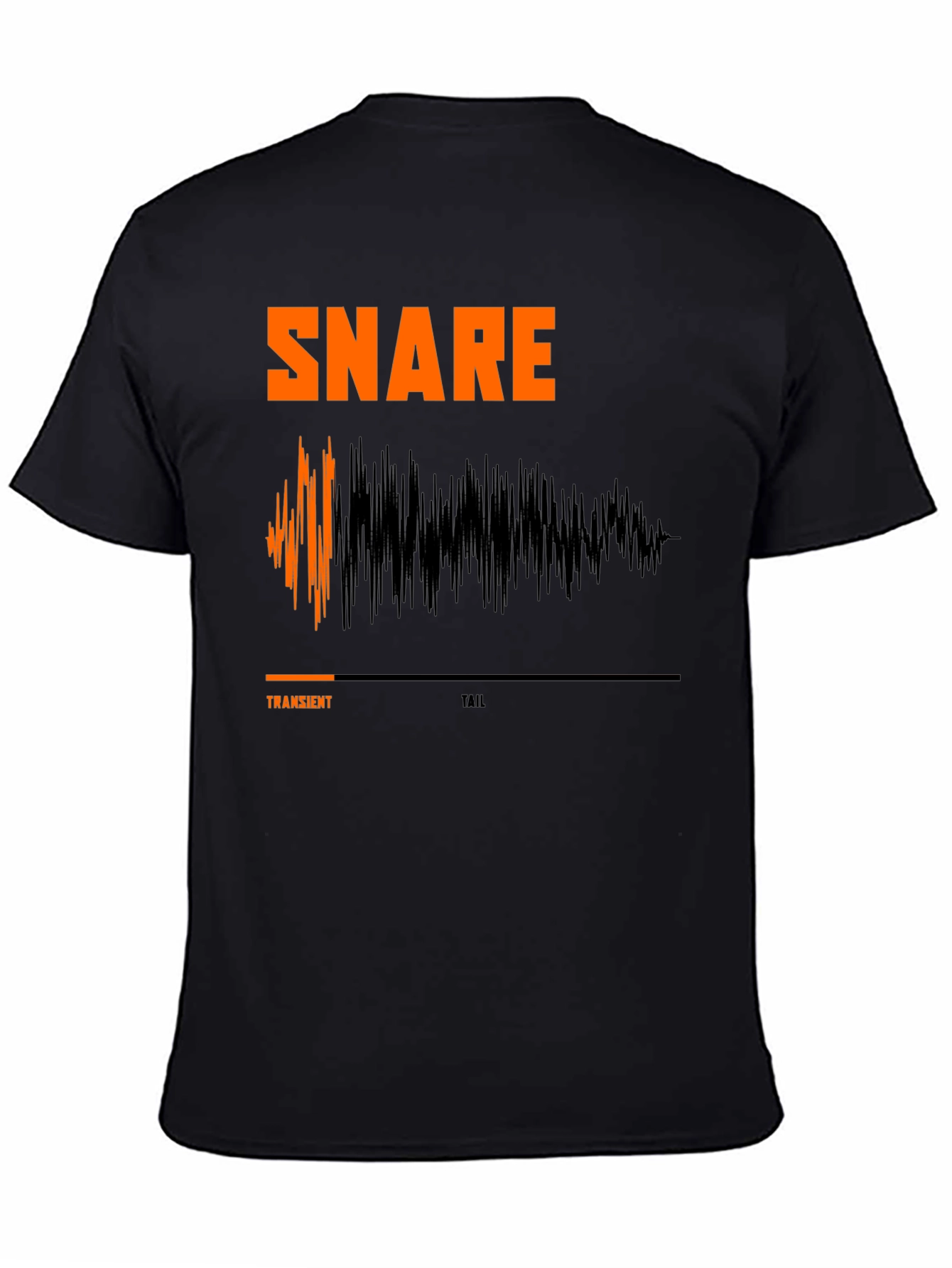 Snare Drum Waveform T-Shirt - Musician Graphic Tee