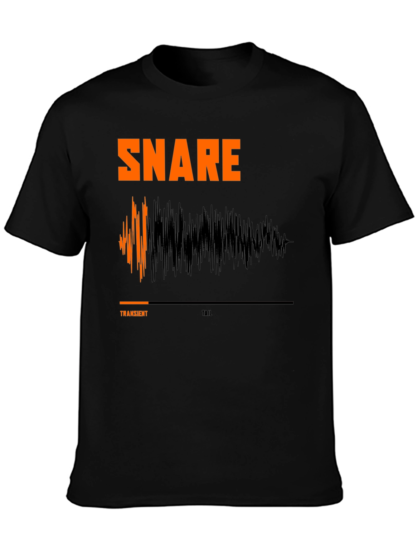Snare Drum Waveform T-Shirt - Musician Graphic Tee