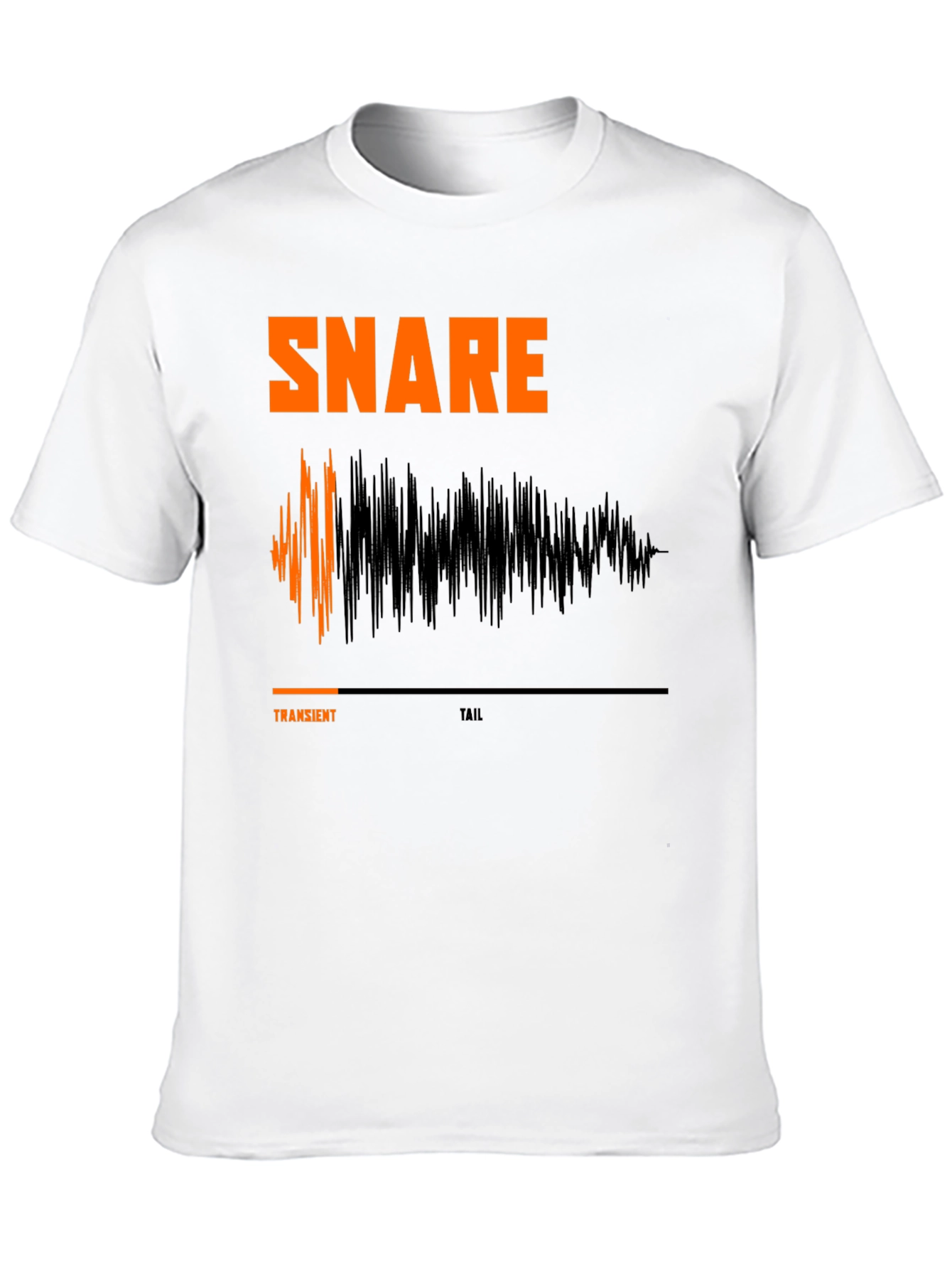 Snare Drum Waveform T-Shirt - Musician Graphic Tee