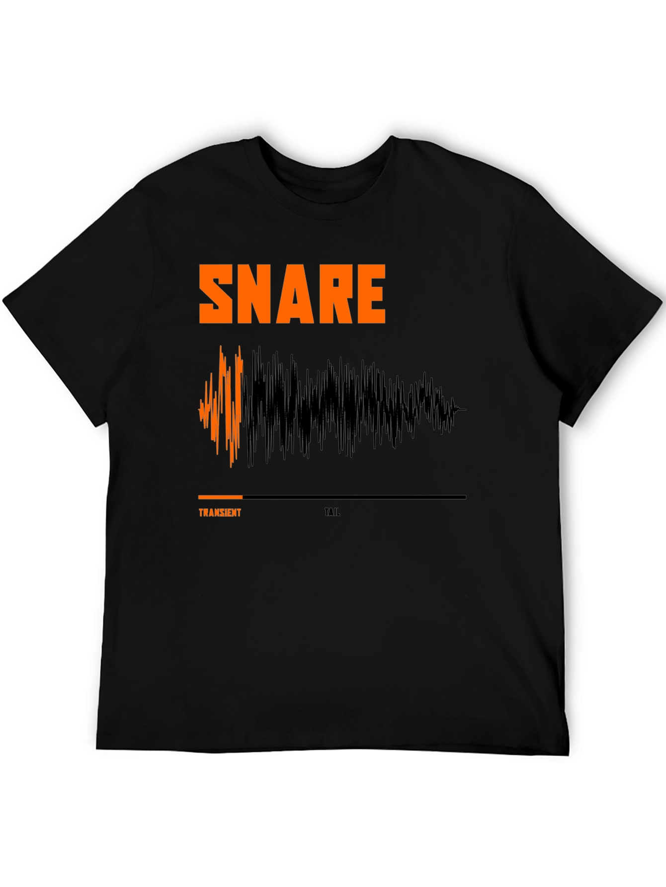 Snare Drum Waveform T-Shirt - Musician Graphic Tee