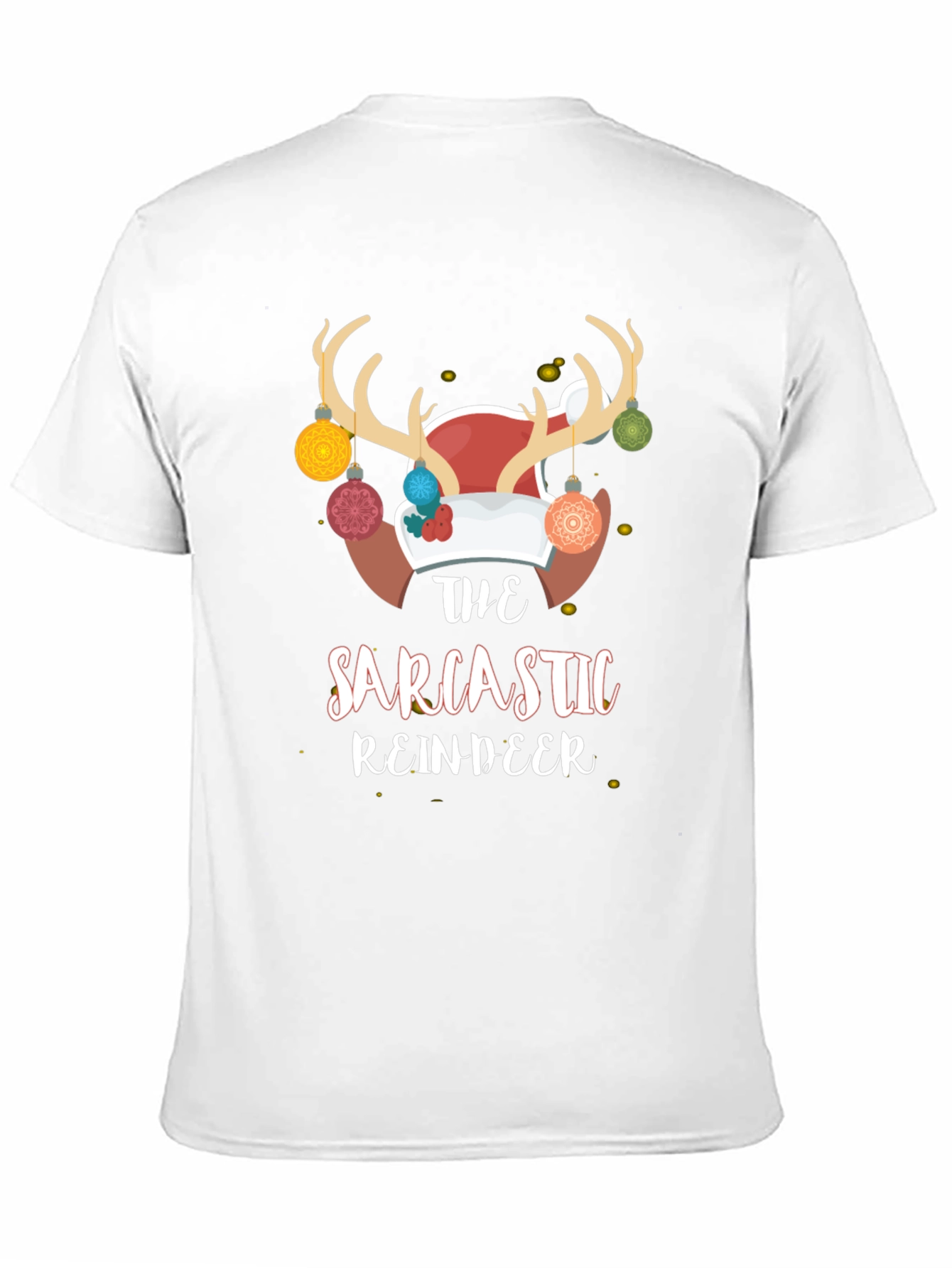 Sarcastic Reindeer Holiday T-Shirt