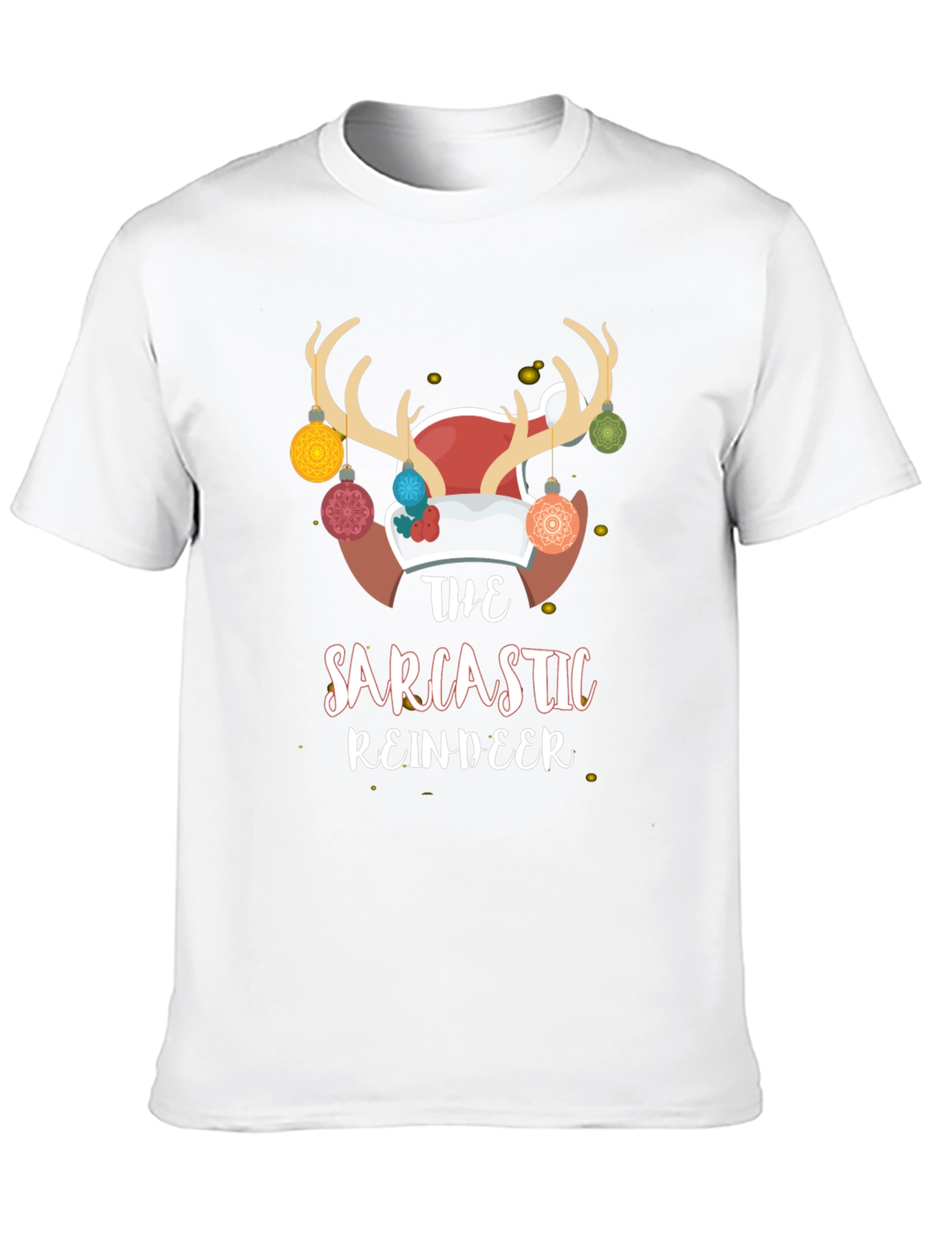 Sarcastic Reindeer Holiday T-Shirt