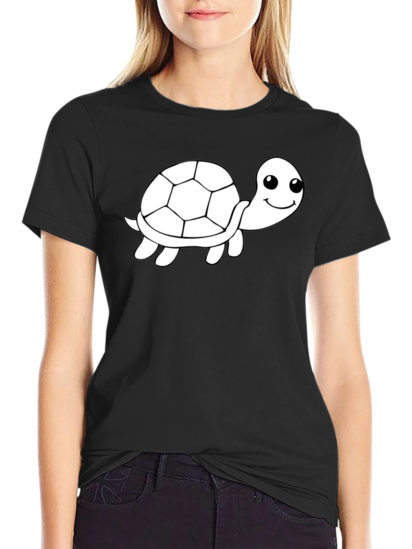 Turtle Graphic Tee - Soft Cotton Blend
