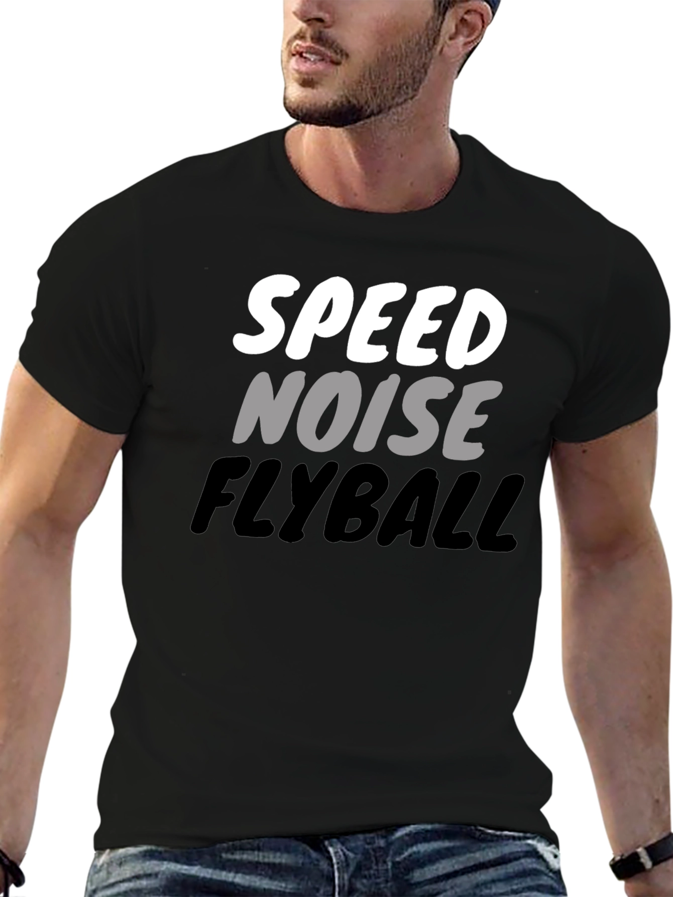 Speed Noise Flyball Black T-Shirt