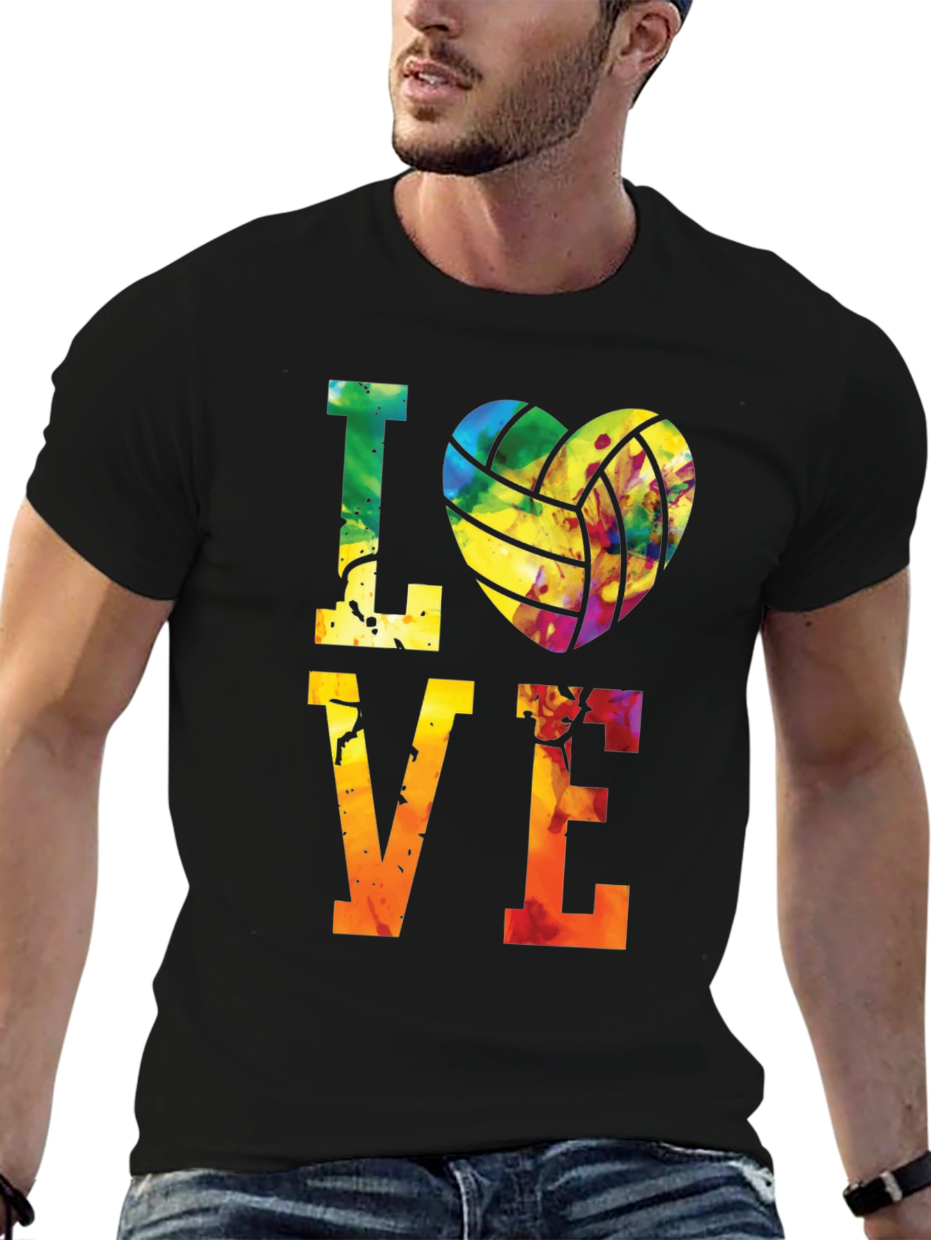 Love Volleyball Graphic Tee