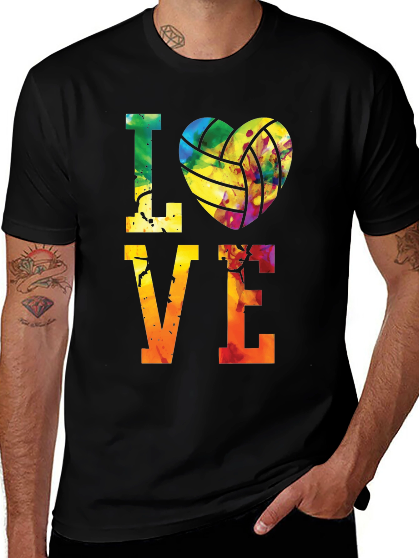 Love Volleyball Graphic Tee
