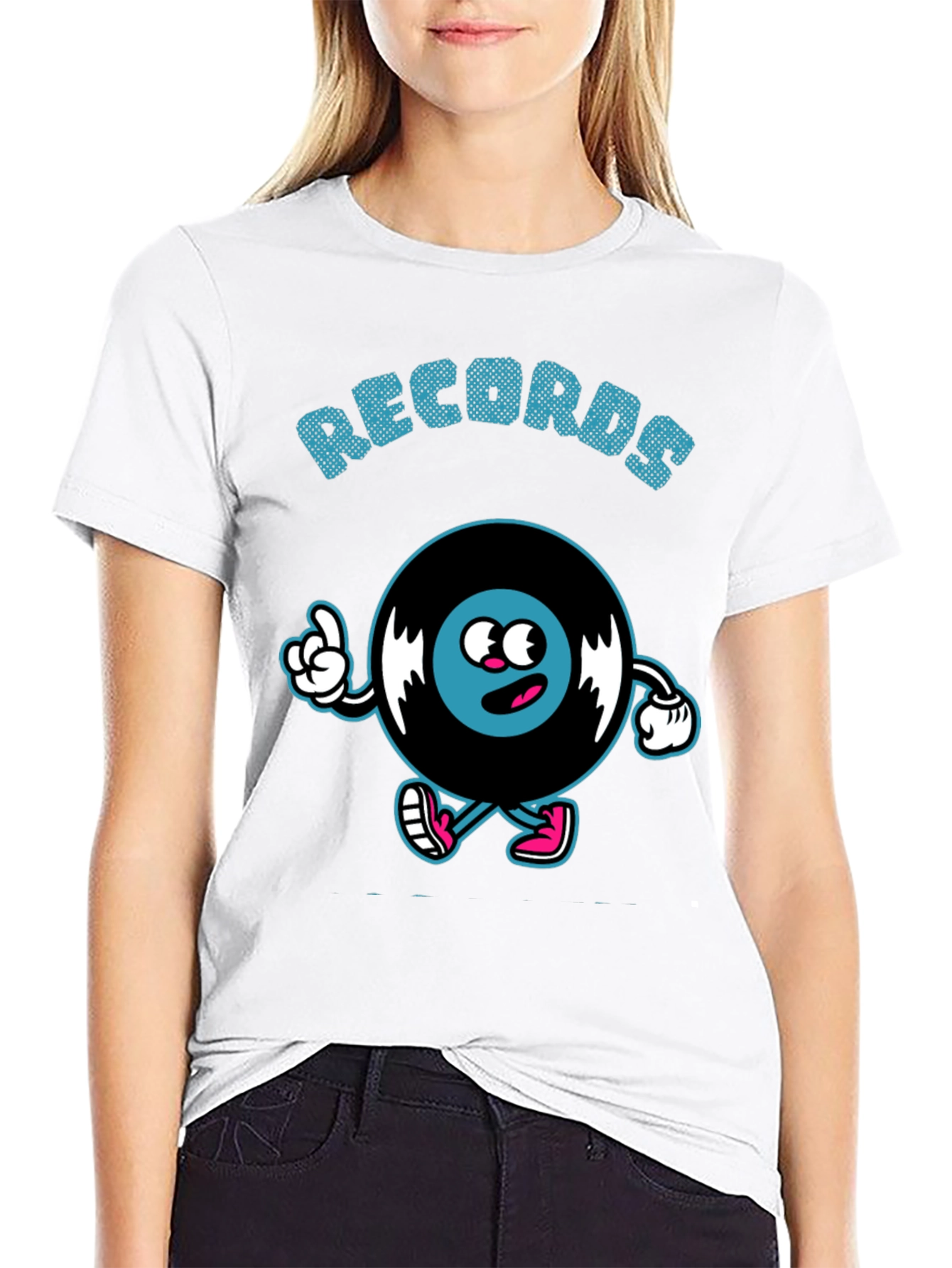 Cartoon Record T-Shirt