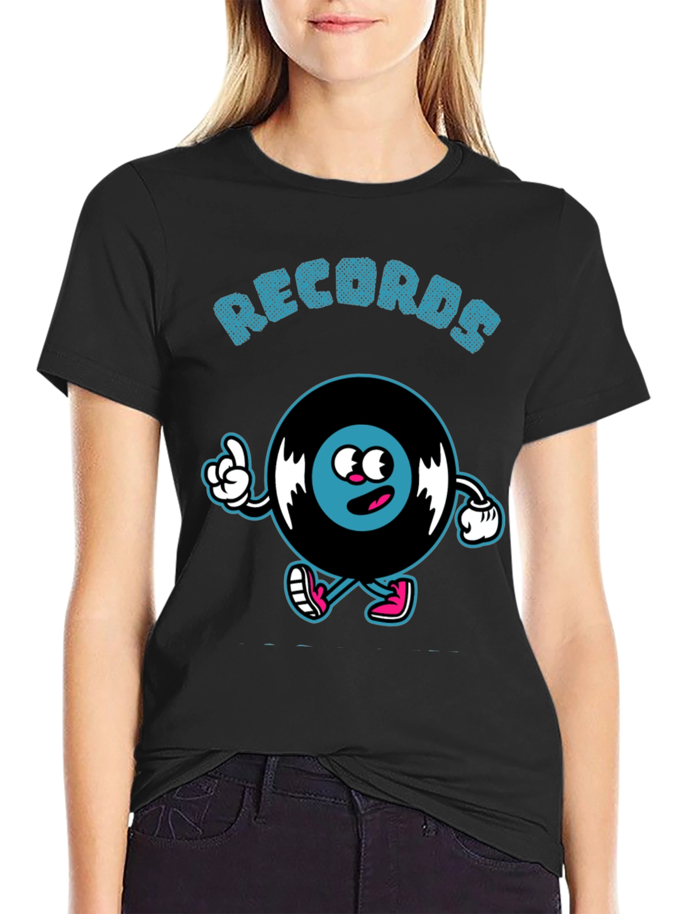 Cartoon Record T-Shirt