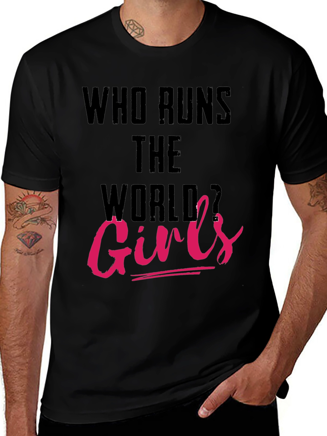 Who Runs The World Girls T-Shirt