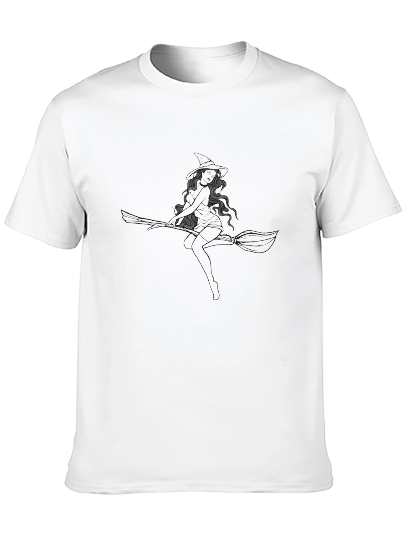 Stylish Black Graphic Tee - Medusa Design