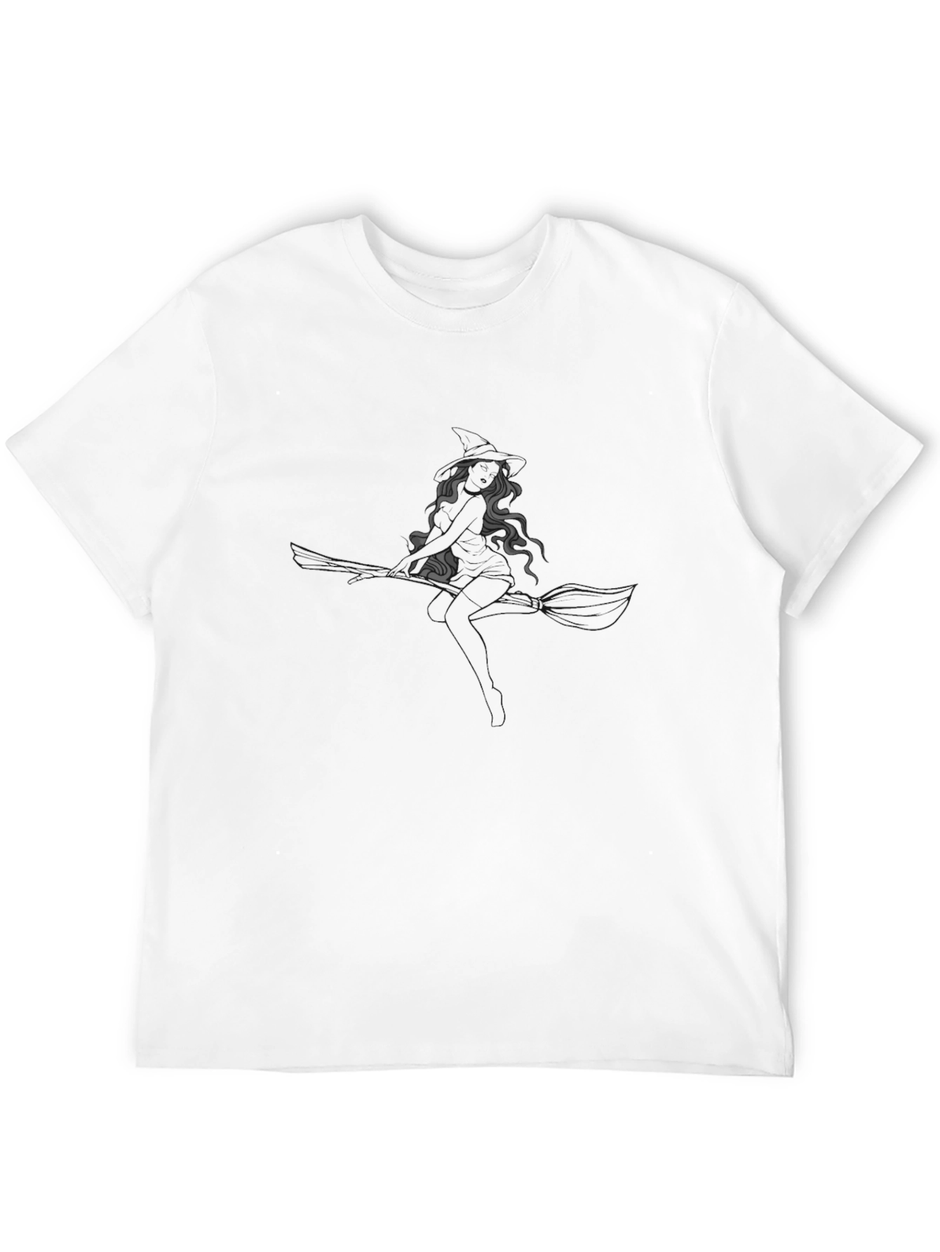Stylish Black Graphic Tee - Medusa Design