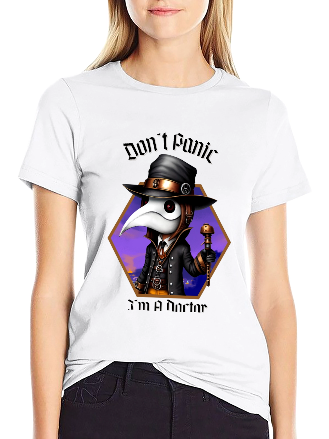 Dont Panic Im A Doctor Graphic T-Shirt
