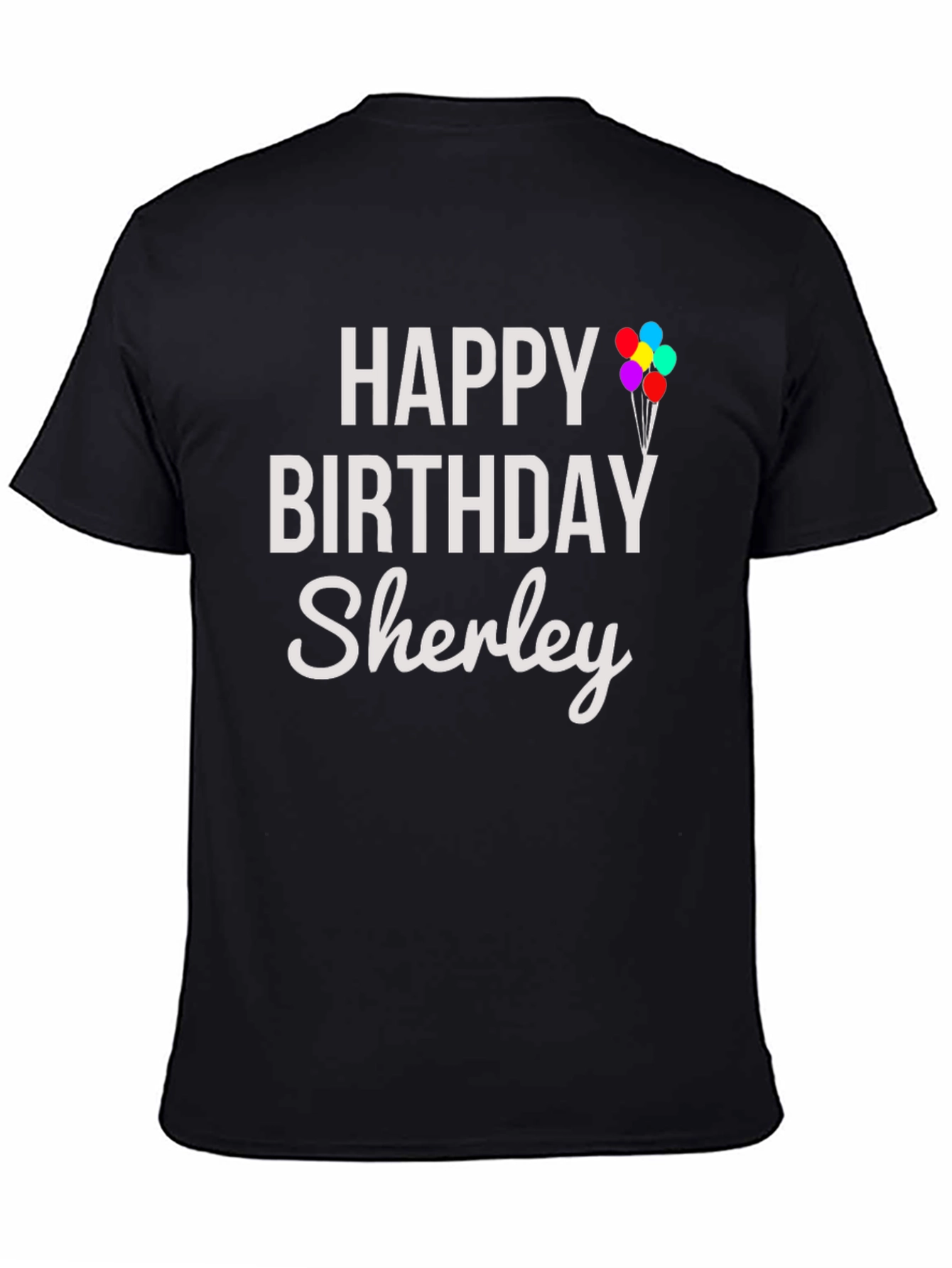 Personalized Happy Birthday T-Shirt