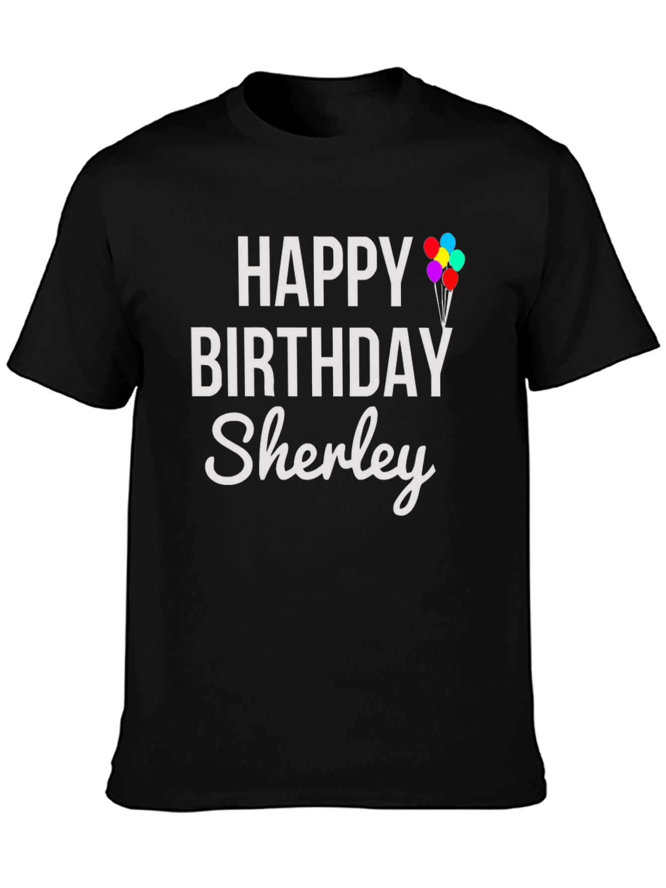 Personalized Happy Birthday T-Shirt