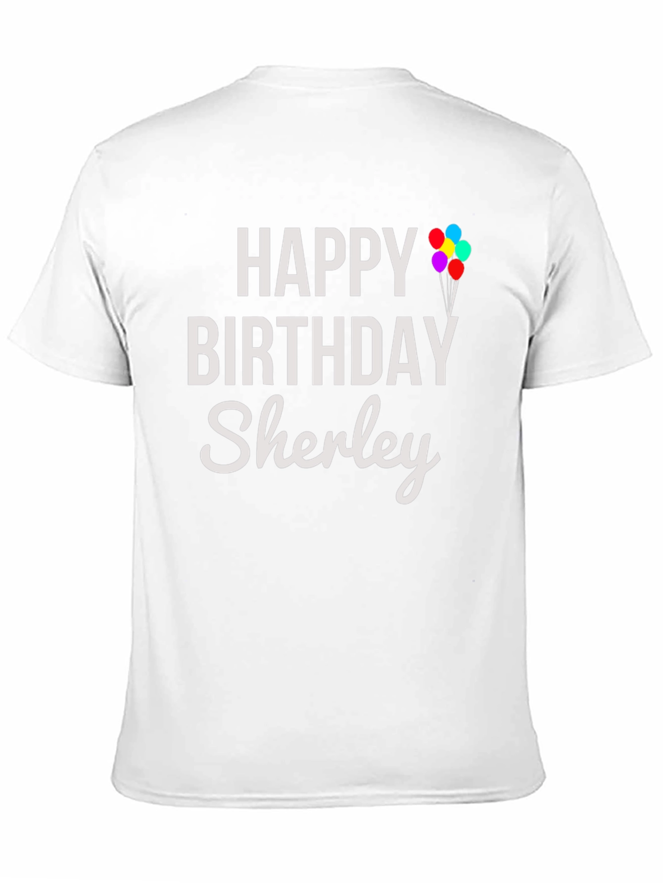 Personalized Happy Birthday T-Shirt