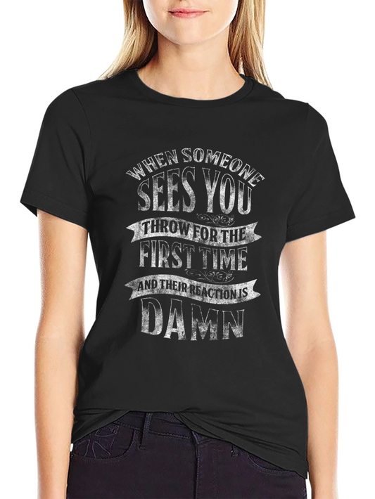 Funny Frisbee Disc Golf Graphic T-Shirt