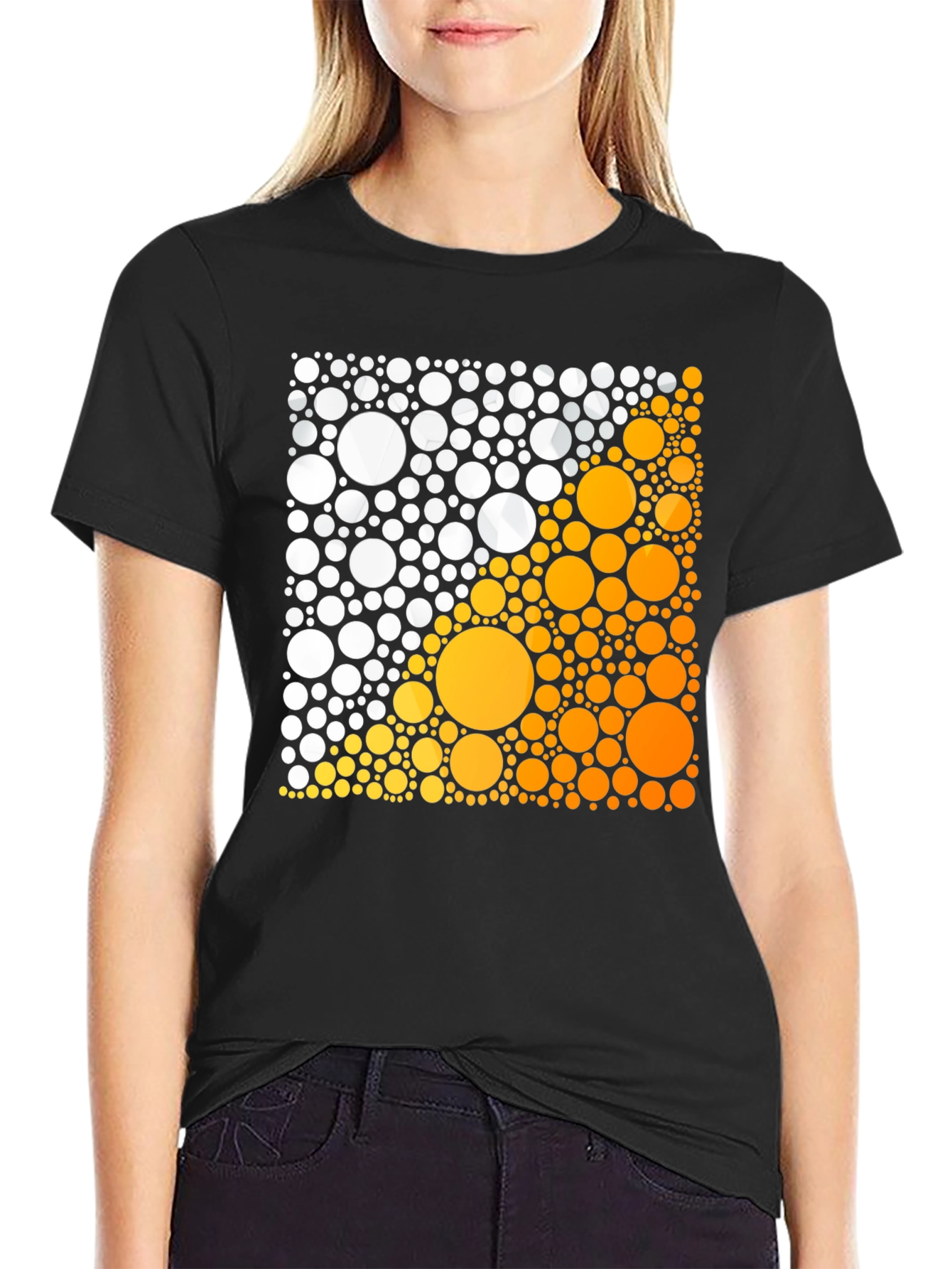 Abstract Circle Graphic Tee - Modern Design