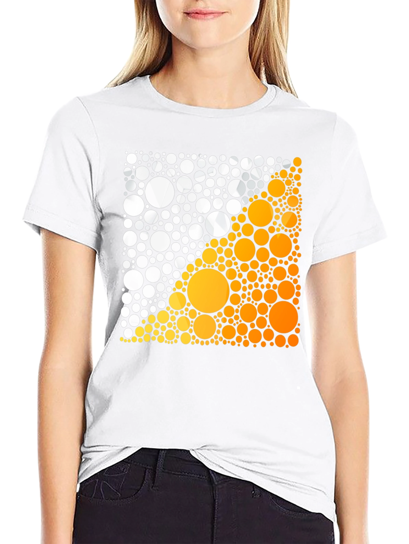 Abstract Circle Graphic Tee - Modern Design