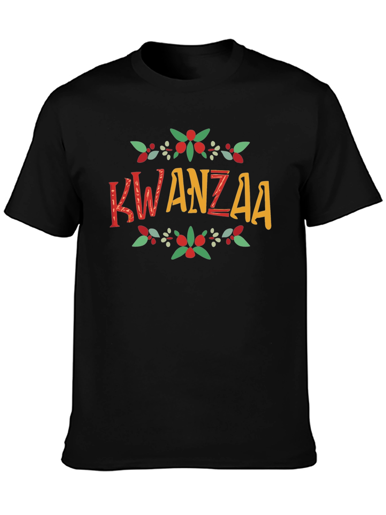 Kwanzaa Graphic Tee - Black