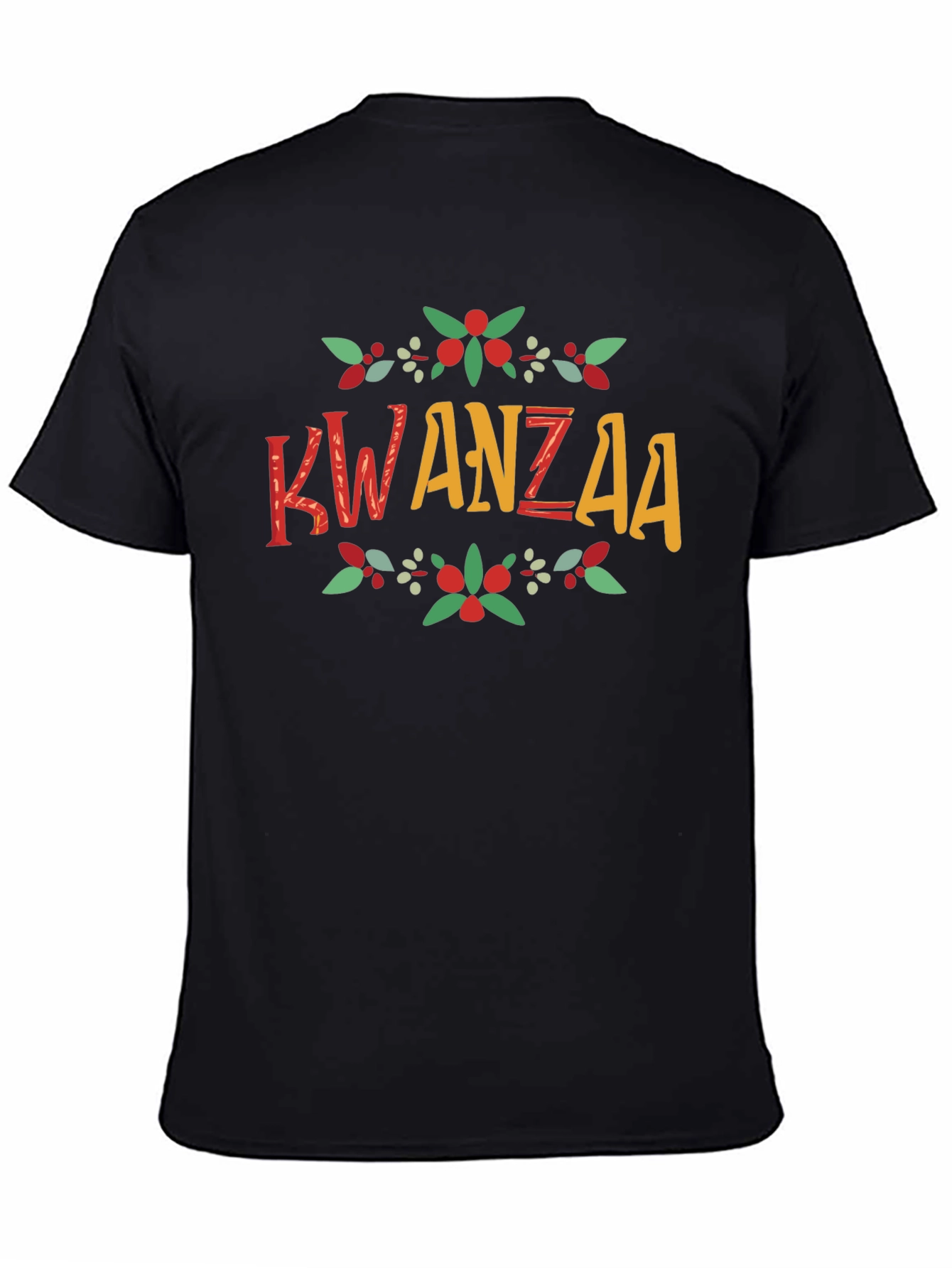 Kwanzaa Graphic Tee - Black