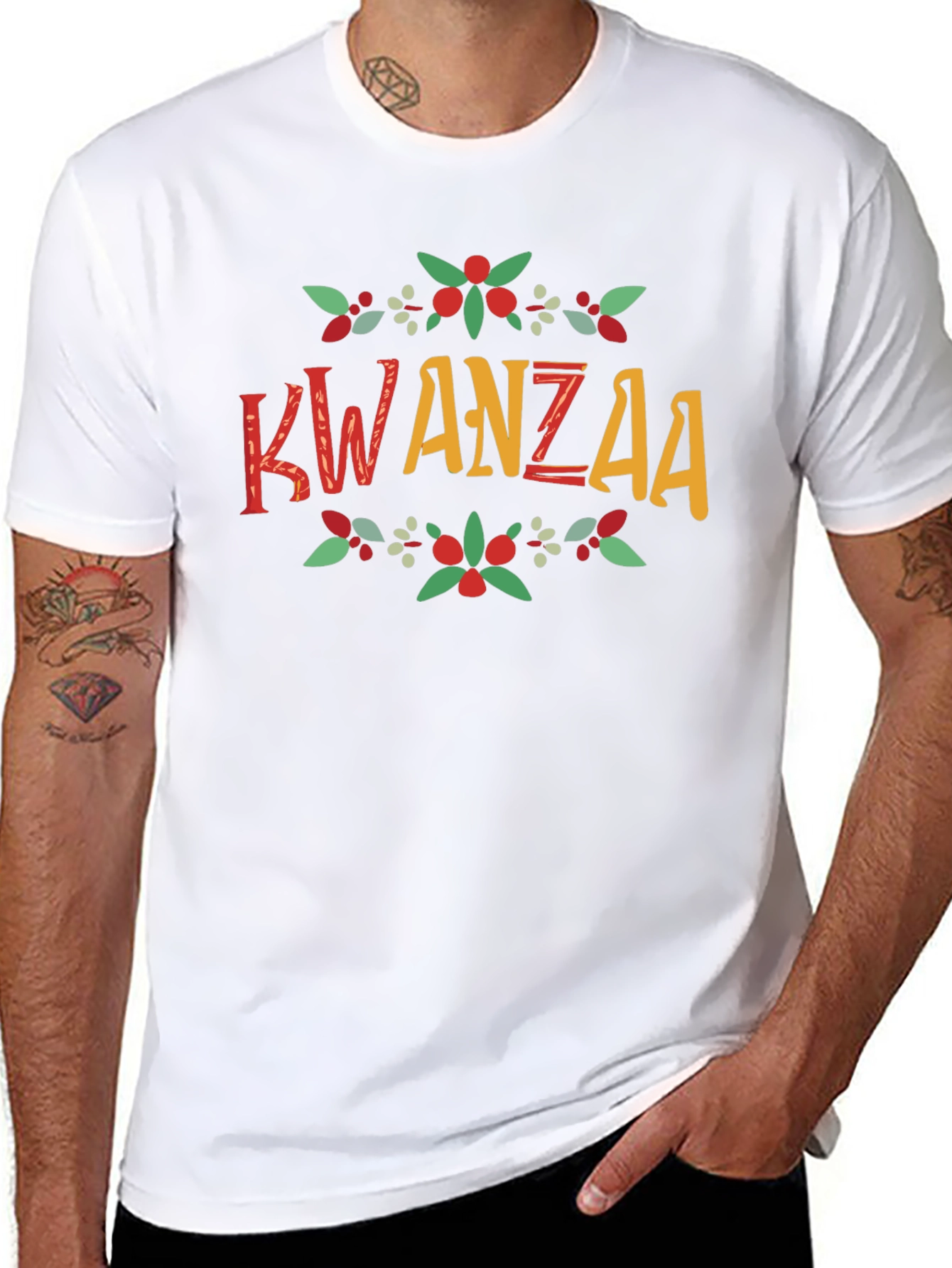 Kwanzaa Graphic Tee - Black