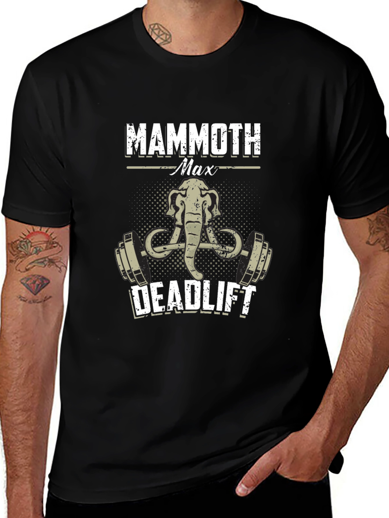 Mammoth Max Deadlift T-Shirt - Weightlifting Tee