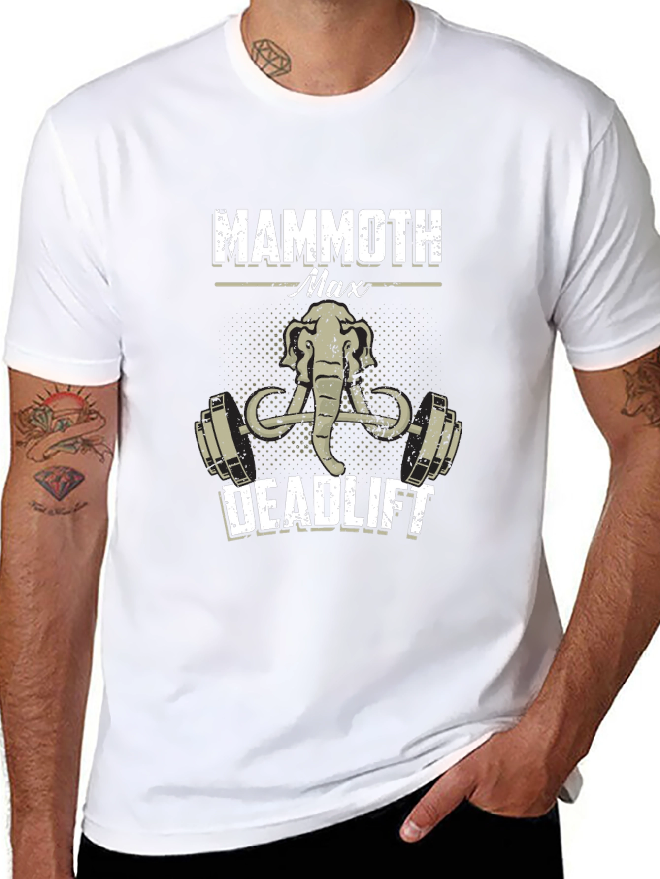 Mammoth Max Deadlift T-Shirt - Weightlifting Tee