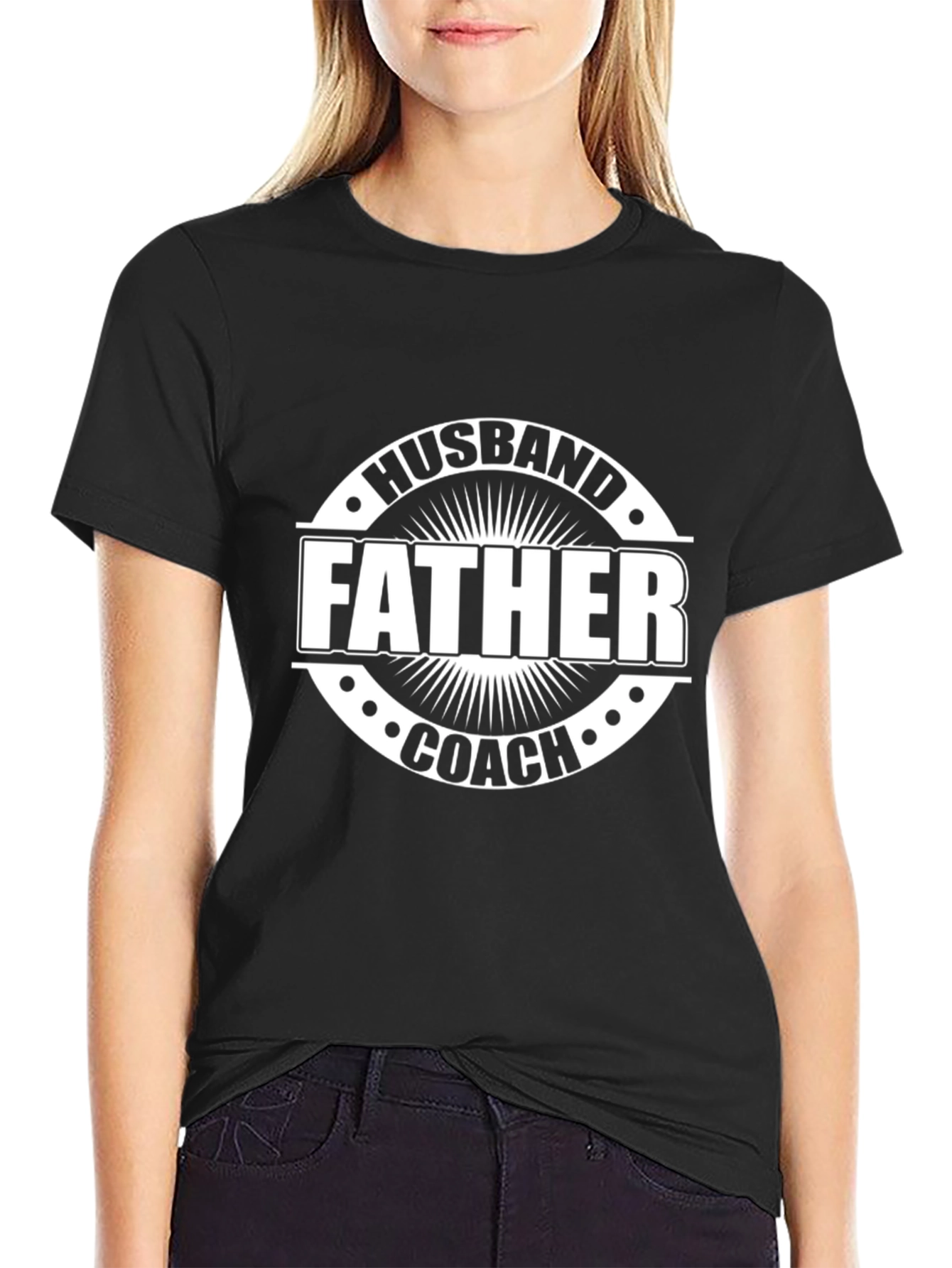 Husband Father Coach Graphic Tee