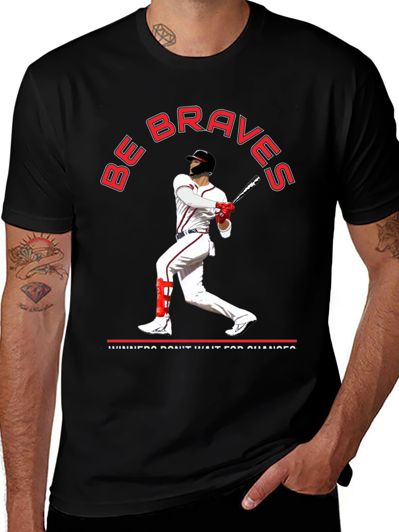 Be Braves T-Shirt - Baseball Fan Apparel