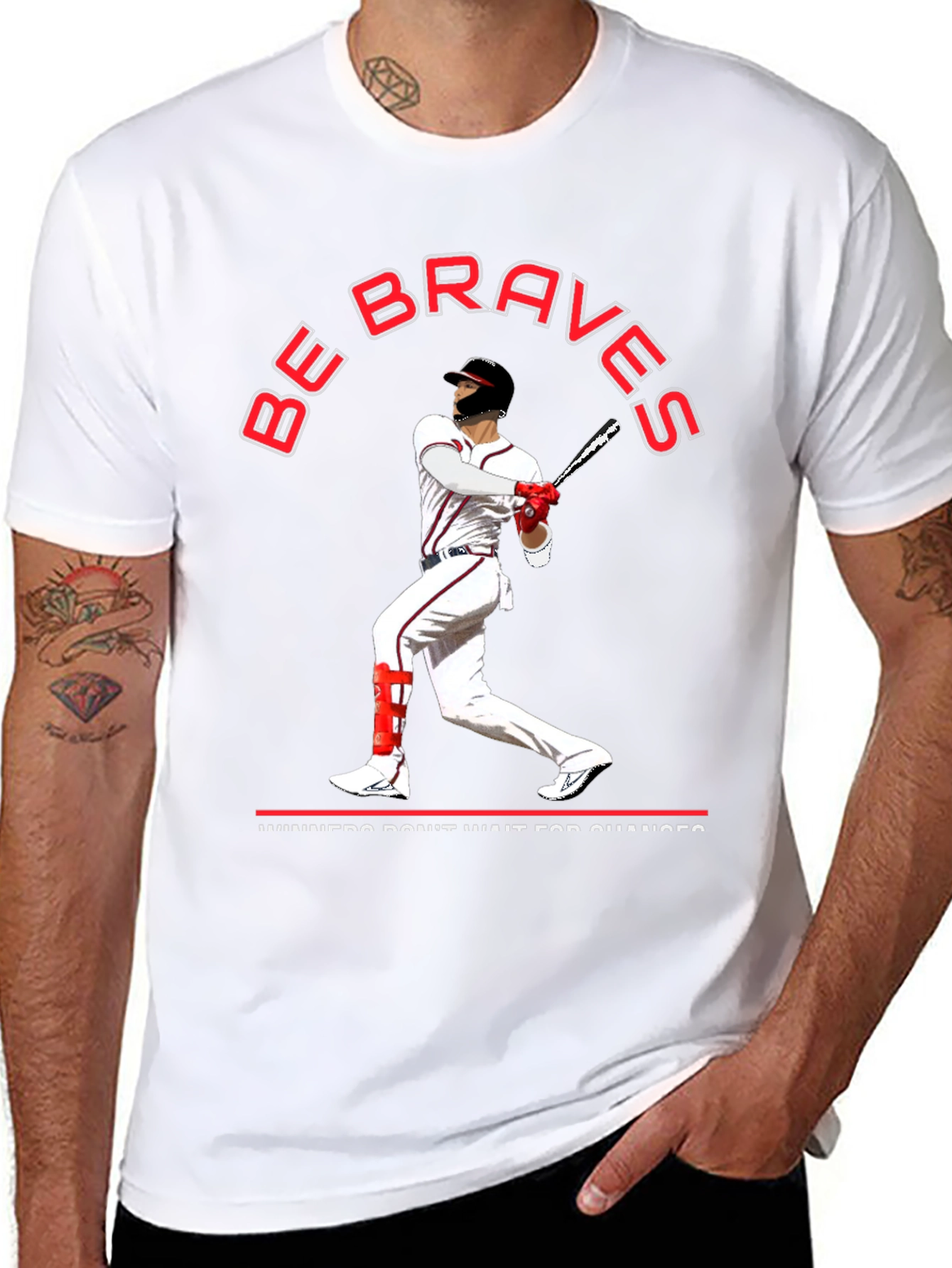 Be Braves T-Shirt - Baseball Fan Apparel